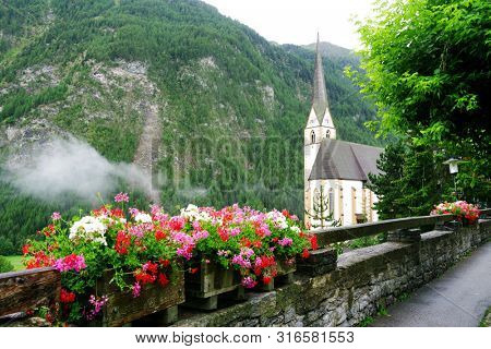 Summer landscape of Heiligenblut village in Austria, Europe