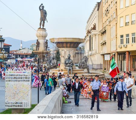 Skopje/north Macedonia-august 28 2018: