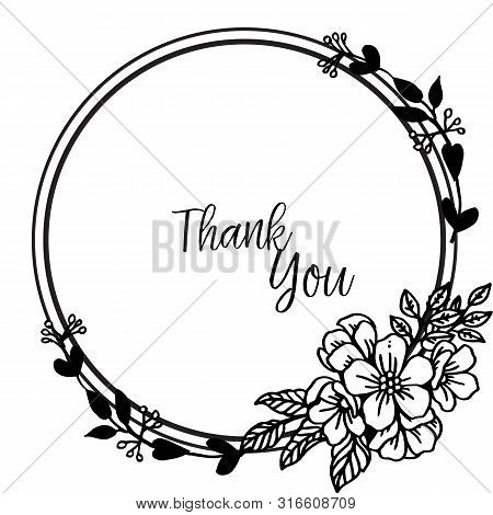Vector Illustration Best Wishes Text With Various Purple Bouqet Frames Bloom