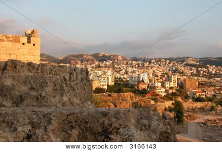 Beyrut, Lübnan'daki Byblos(Jbeil) arkeolojik yer
