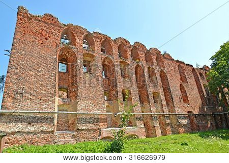 Fortification Of The Medal Ragnit Lock. City Of Neman, Kaliningrad Region