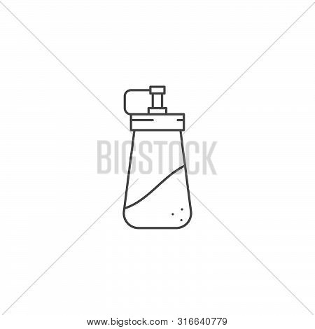 Sugar Dispenser Vector Icon Isolated On White Background