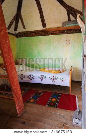 Grab, Serbia - August 08, 2019: Serbian Traditional Household Details. Summer Time, Everything Is Re