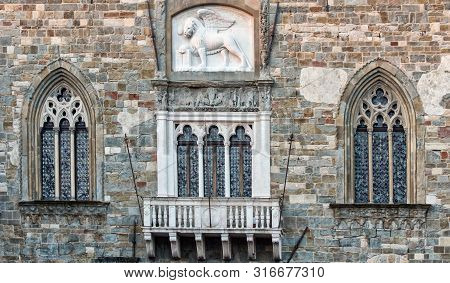 The Cappella Colleoni Is A Church And Mausoleum In Bergamo In Northern Italy.