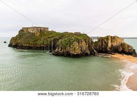 St Catherines Island, Tenby In Wales, Eastern Side