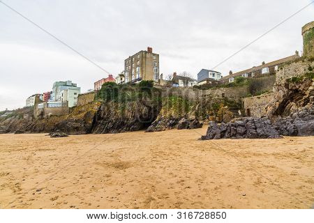 Tenby In Wales, From Castle Beach