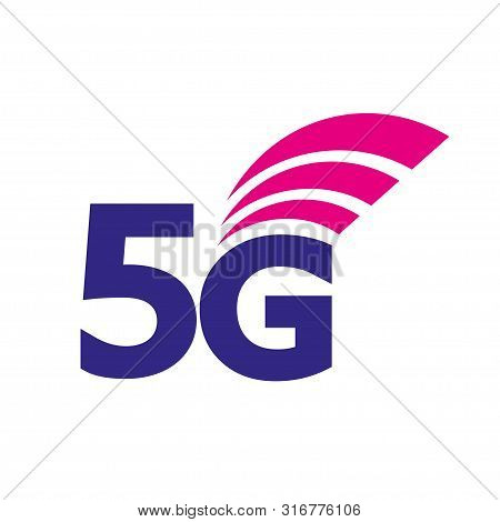 5g Vector Icon. 5th Generation Wireless Internet Network Connection Information Technology Illustrat