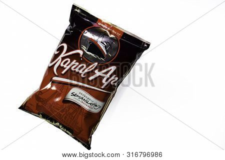 Bekasi, Indonesia - August 13th 2019: Kopi Kapal Api Coffee Pack, An Indonesian Famous Brand Of Blac