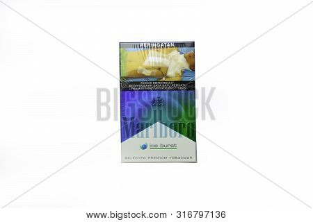 Bekasi, Indonesia - August 13th 2019: Pack Of Marlboro Cigarettes, Made By Philip Morris. Marlboro I