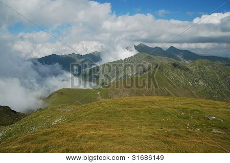 Fagaras vuoria Etelä-Karpaatit, Romania