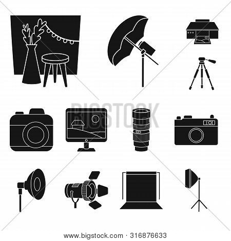 Vector Design Of Business And Hobbies Symbol. Collection Of Business And Photo Vector Icon For Stock