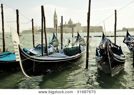 Gondole Venezia San Giorgio Maggiore