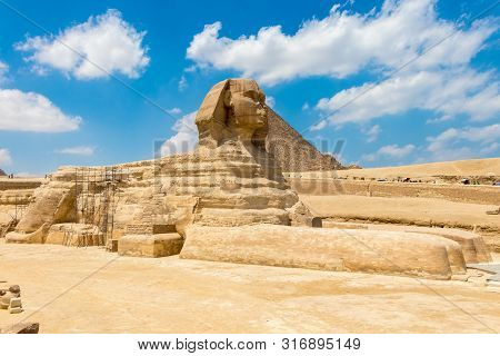 The Great Sphinx Of Giza In Ancient Egypt