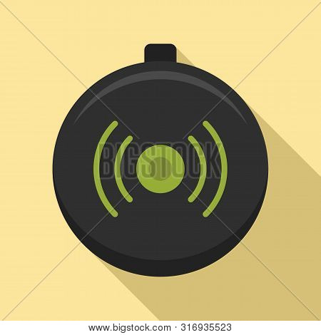 Wireless Modern Charger Icon. Flat Illustration Of Wireless Modern Charger Vector Icon For Web Desig
