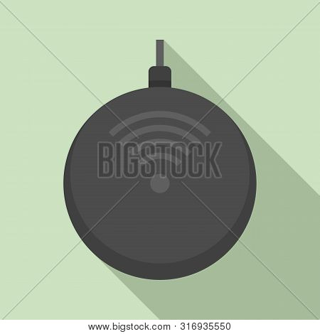 Super Wireless Charger Icon. Flat Illustration Of Super Wireless Charger Vector Icon For Web Design