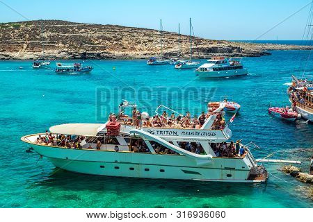 Tourists Crowd At Blue Lagoon