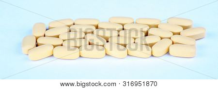 Hiv Therapy Efavirenz On Background At Dry Sunny Summer Day