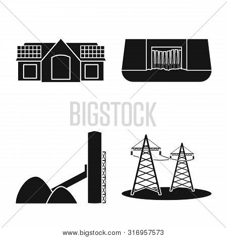 Vector Design Of Climate And Alternative Icon. Collection Of Climate And Nature Stock Symbol For Web
