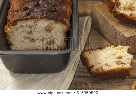Barmbrack Or Bairin Breac Is A Traditional Irish Sweet Yeast Bread With Grapes And Raisins, Often Ea