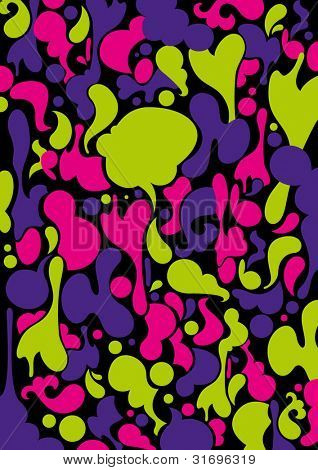 Vektor af sømløse funky camouflage mønster