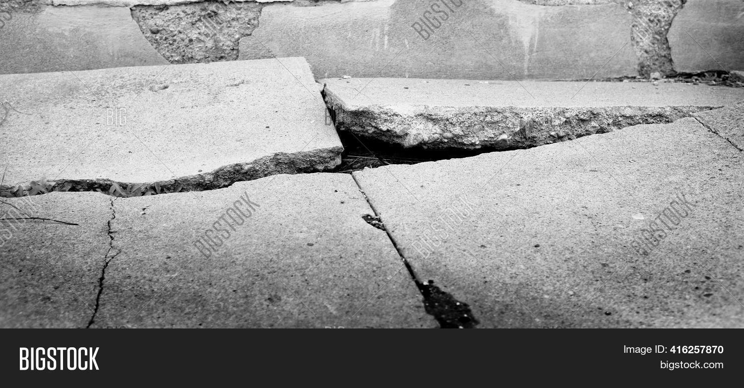 Broken Sidewalk Image & Photo (Free Trial) Bigstock