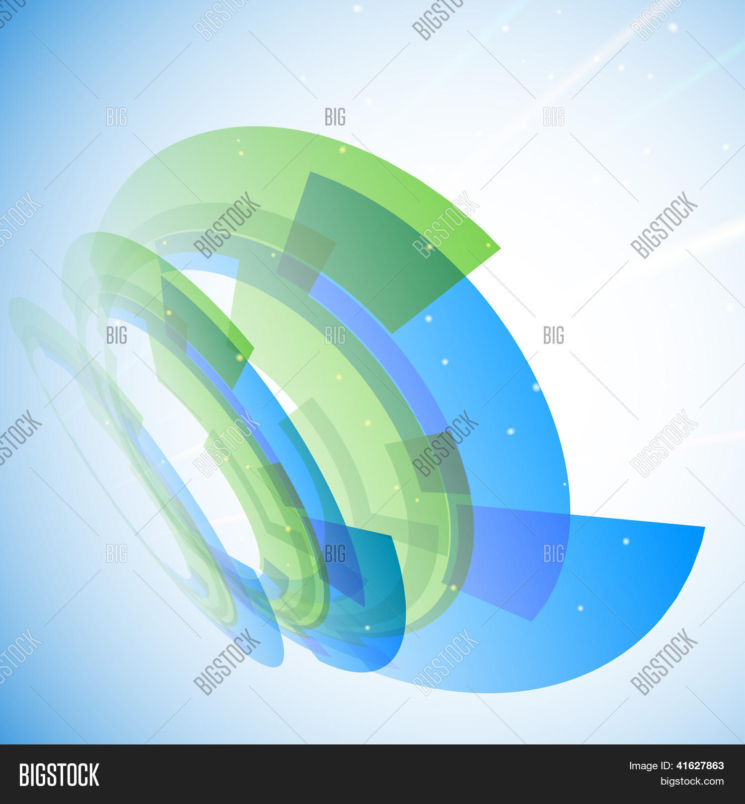 Blue Green Abstract Vector & Photo (Free Trial) Bigstock