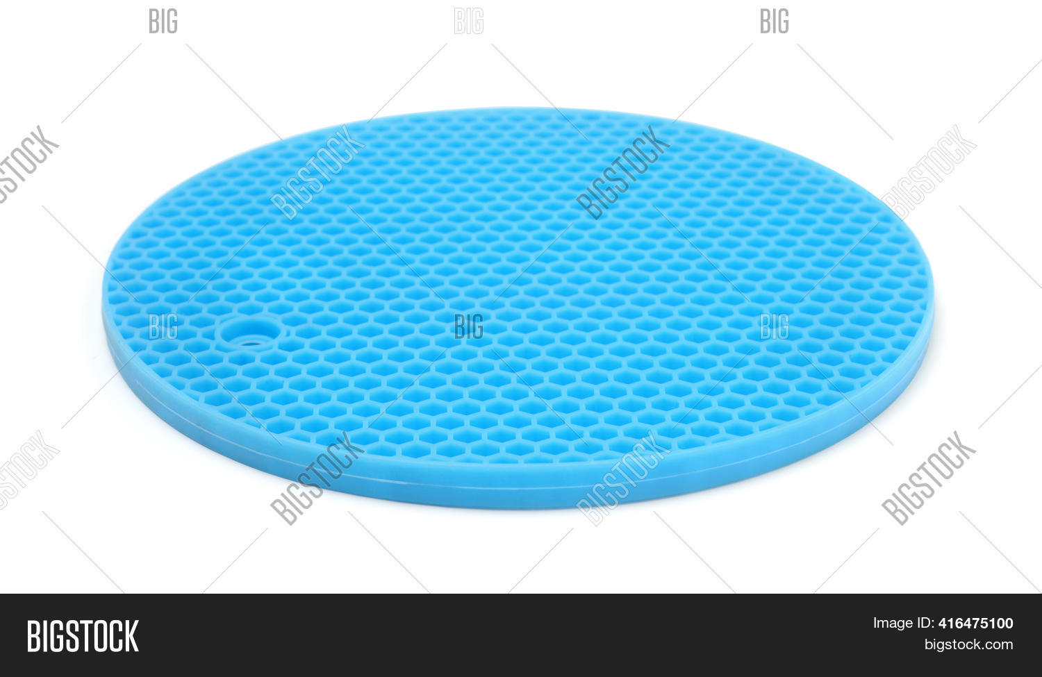 Round Blue Rubber Mat Image & Photo (Free Trial) Bigstock