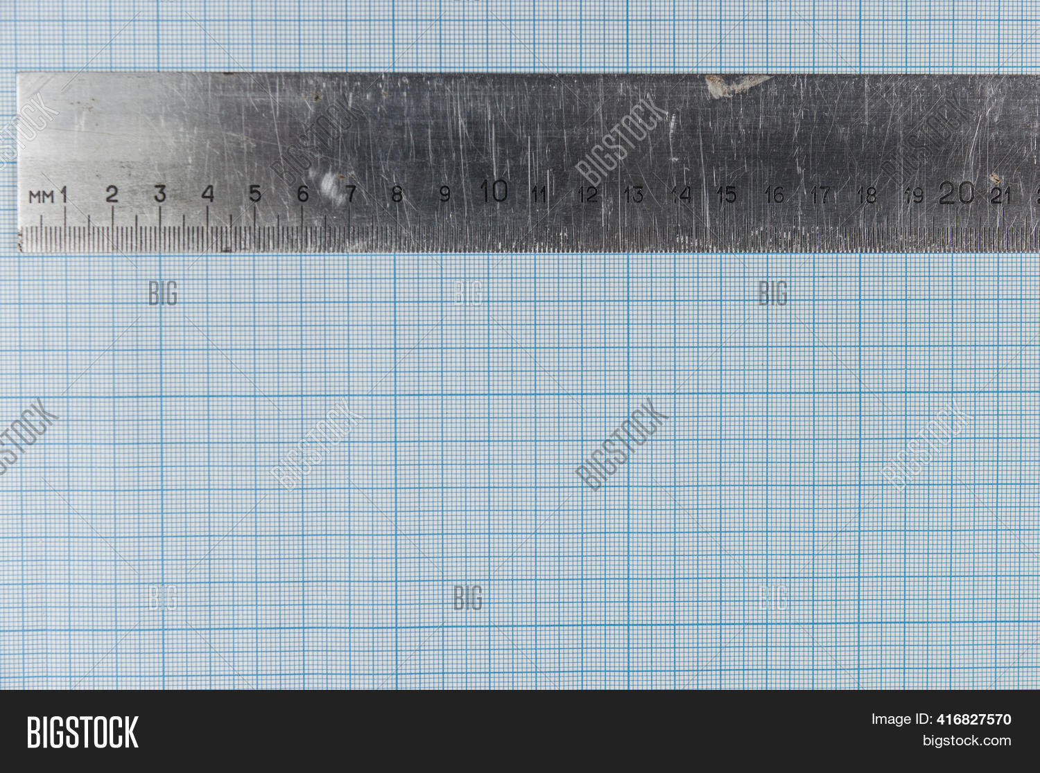 Standard Graph Metal Ruler Metal Ruler Graph Image & Photo (Free Trial) | Bigstock