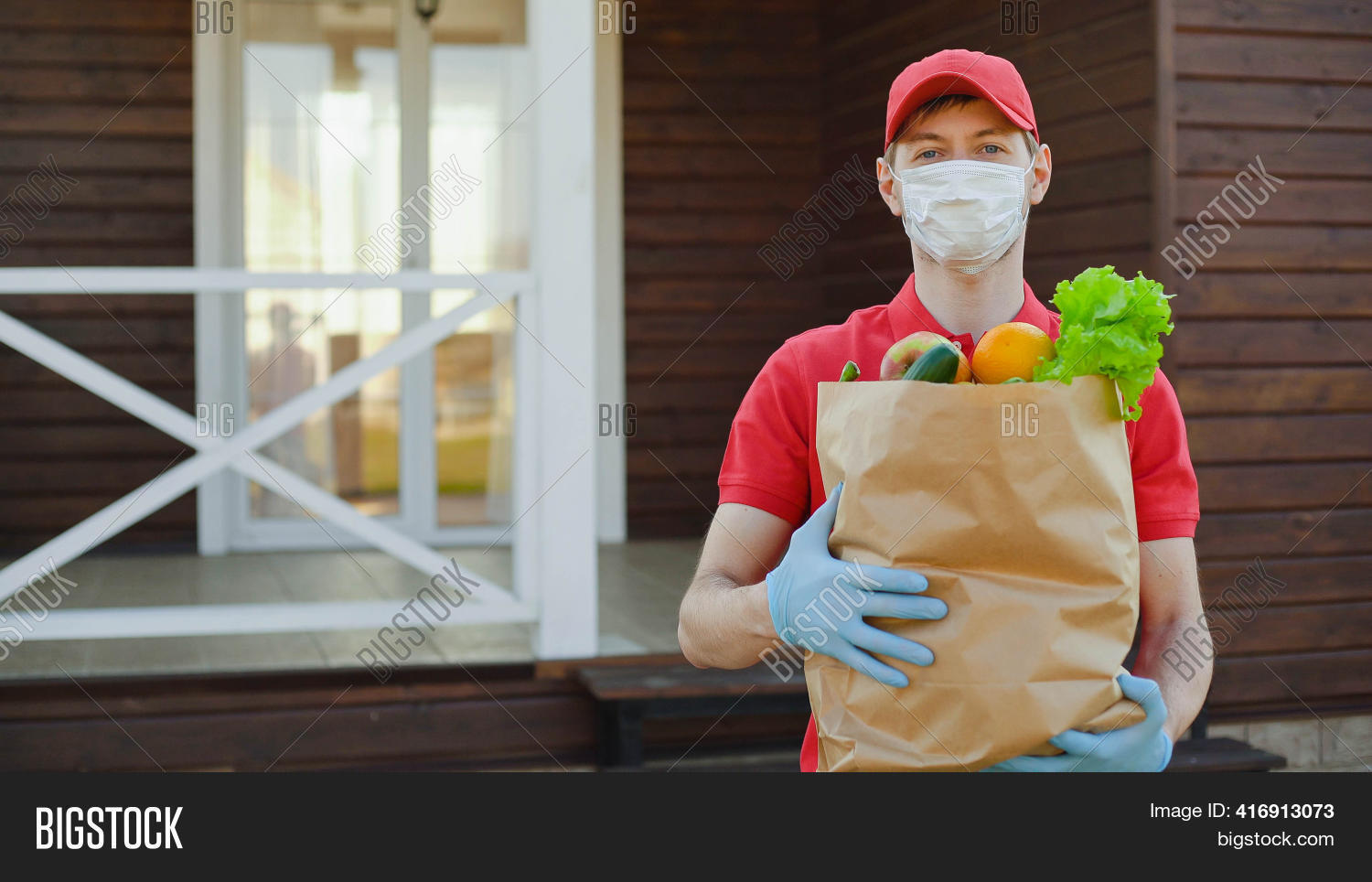 Portrait Deliverer Red Image & Photo (Free Trial) | Bigstock
