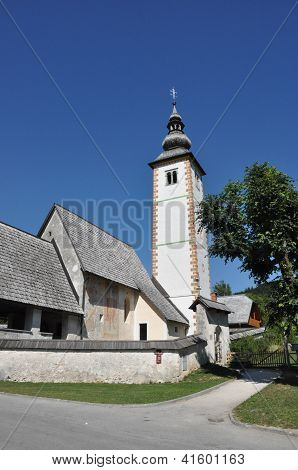 Jezero Bohinj, Julské Alpy, Slovinsko