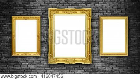 Black Brick Wall Background. Dark Stone Texture.