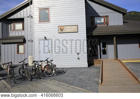 Seward, Alaska / Usa - August 08, 2019: Seward Visitor Centre, Seward, Alaska, Usa
