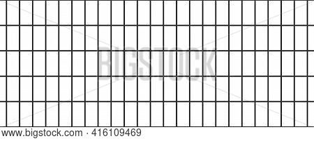 Subway Tile Background. White Seamless Patter For Kitchen Backsplash, Bathroom Wall, Shower. Vector 