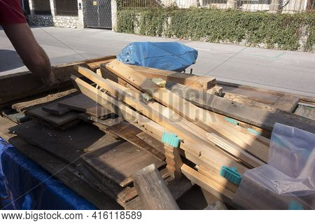 Bulky Waste Or Bulky Refuse In Waste Management And Recycling Of Materials