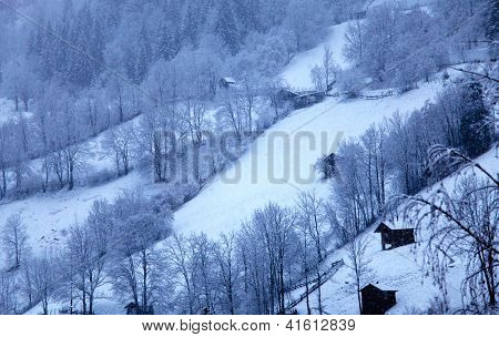 Paesaggio invernale In Tirol, Austria