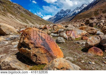 Lahaul Valley in indian Himalayas, India