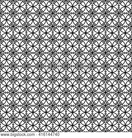 Geometric Pattern Black And White.abstract  Background Design.vector