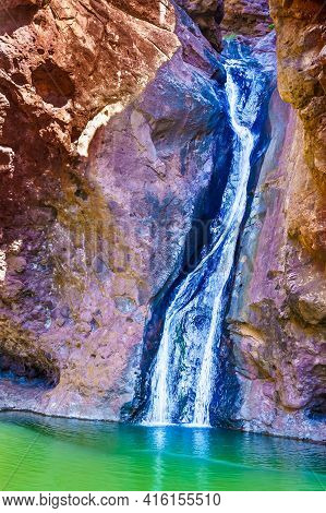 Landscape With Charco Azul , Gran Canary, Spain