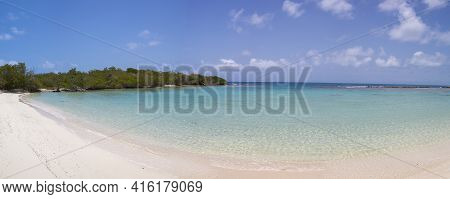 Morrocoy National Park, Paradise Islands With Coconut Trees, White Sand Beaches, Turquoise Ocean And