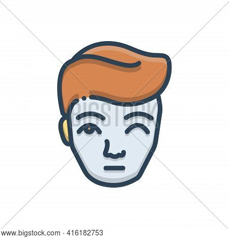 Color Illustration Icon For Anomaly Anomalies Discrepancy Person People