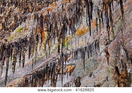 Stalaktiten in einer HÃ¶hle