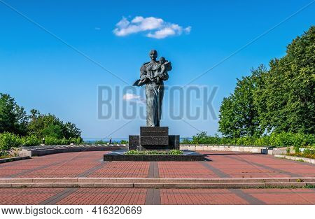 Monument To The Fallen Soldiers In Kaniv, Ukraine