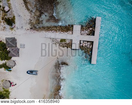 Small Curacao Island Famous For Day Trips And Snorkeling Tours On The White Beaches And Blue Clear O