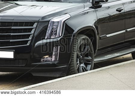 Black Suv Details Car Security Private Bodyguard Secret Service