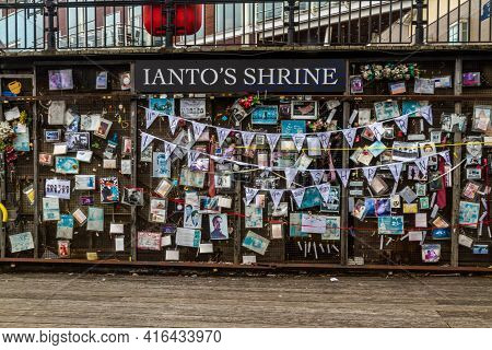 Editorial, Iantos Shrine, Shrine To Ianto Jones From Tv Programme Torchwood