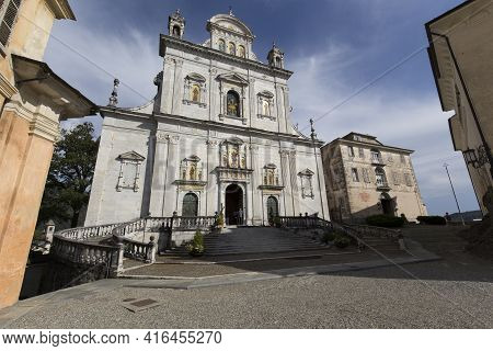 View Of The Church At Varallo Holy Mountain