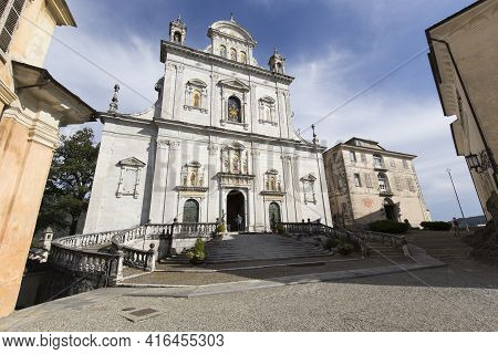 View Of The Church At Varallo Holy Mountain