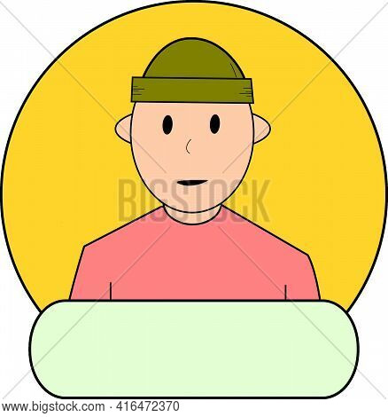 Avatar Minimalis Design Illustration Fpr Your Social Media Or Business