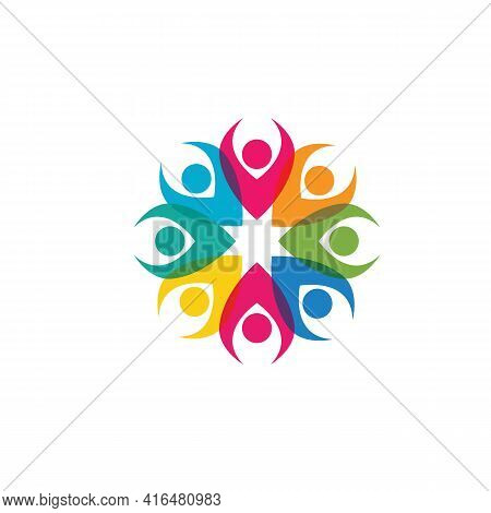Community, Group Family And Social Logo Vector