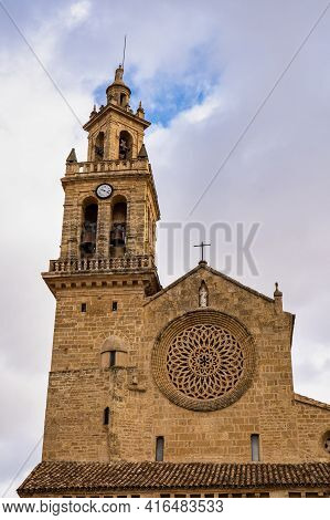 San Lorenzo Church In Cordoba, Andalusia, Spain. It Was Built Between Around 1244 And 1300 In A Tran